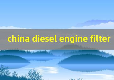 china diesel engine filter